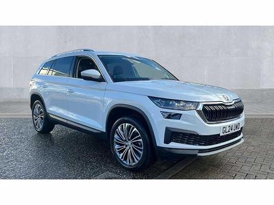 Used Skoda Kodiaq SE L Executive 147 HP (108 kW) 2024 White SUV