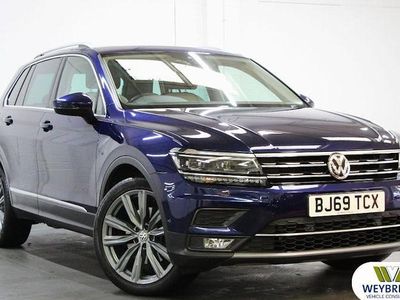 Blue Used 2019 VW Tiguan SEL SUV | £19,795 (Fair price)