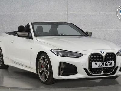 Used BMW M440 Comfort Edition 374 HP (275 kW) 2021 Mineral white metallic  Sedan