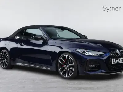 Used BMW 420 M Sport 181 HP (133 kW) 2022 Blue Cabriolet