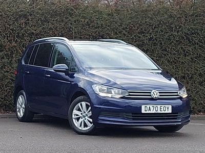 Usado VW Touran Family 150 HP (110 kW) 2020 Azul Monovolume