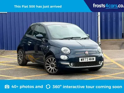 Used Fiat 500 2023 Blue Hatchback
