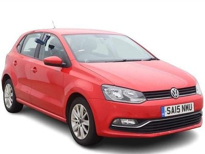 Used VW Polo SE 60 HP (44 kW) 2015 Red Hatchback