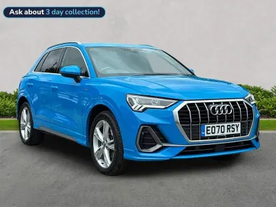 Usado Audi Q3 S-Line 150 CV (110 kW) 2020 Azul SUV