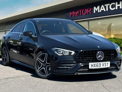 Used Mercedes CLA35 AMG AMG 306 HP (225 kW) 2020 Black Coupe