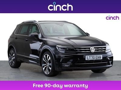 Black Used 2020 VW Tiguan R-line SUV | £18,799 (Good price)