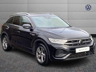 Black Used 2023 VW T-Roc R-line SUV | £20,897 (Fair price)