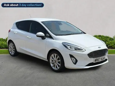 Used Ford Fiesta Titanium 125 HP (91 kW) 2018 White Hatchback