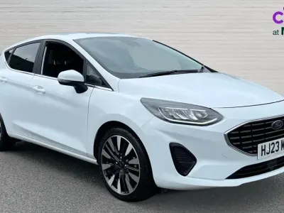 Used Ford Fiesta Titanium X 125 HP (91 kW) 2023 White Hatchback