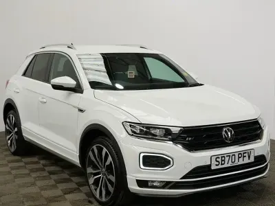 Used VW T-Roc R-line 150 HP (110 kW) 2021 White SUV