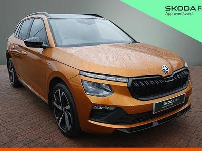 Used Skoda Kamiq Monte Carlo 113 HP (83 kW) 2025 Phoenix orange metallic SUV