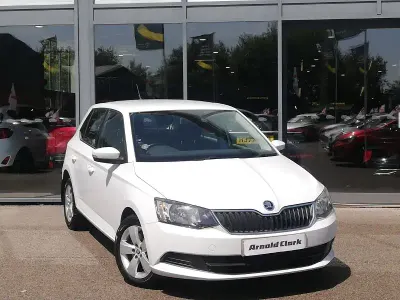 Used Skoda Fabia SE 110 HP (80 kW) 2015 White Hatchback