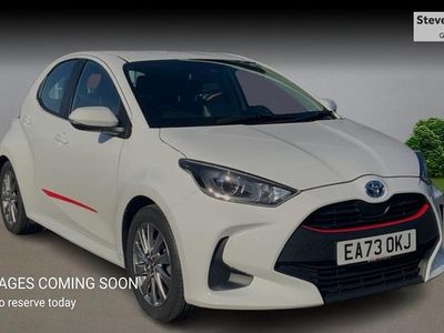 Used Toyota Yaris Hybrid 2023 White Hatchback