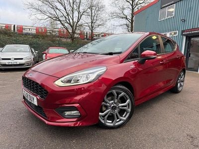 Red Used 2018 Ford Fiesta ST-Line Hatchback | £9,480 (Fair price)