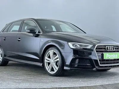 Used Audi A3 Sportback S-Line 150 HP (110 kW) 2016 Black Hatchback