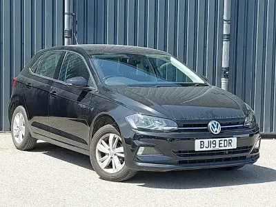 Used VW Polo Edition 95 HP (69 kW) 2019 Black Hatchback