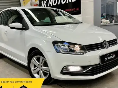 Begagnad VW Polo Edition 90 HK (66 kW) 2017 Vit Halvkombi