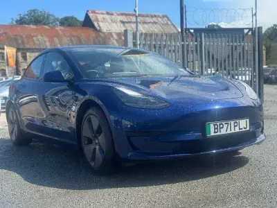 Used Tesla Model 3 Standard Range 366 kW (498 HP) 2022 Blue Sedan