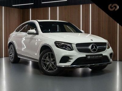 White Used 2018 Mercedes GLC250 AMG Line Premium Coupe | £19,680 (Fair price)
