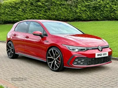 Used VW Golf VII GTD 150 HP (110 kW) 2021 Red Hatchback