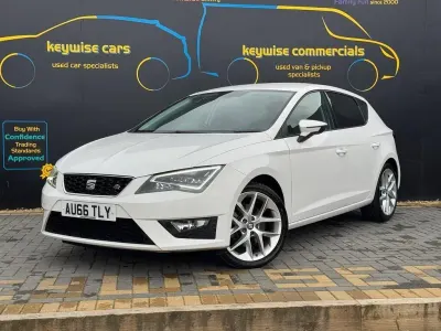 Used Seat Leon FR 184 HP (135 kW) 2016 White Hatchback
