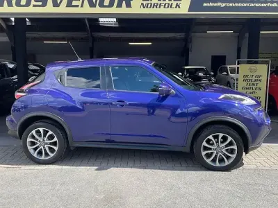 Usado Nissan Juke Tekna 113 HP (83 kW) 2019 Azul SUV