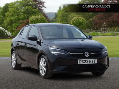 Used Vauxhall Corsa Edition 75 HP (55 kW) 2022 Black Hatchback