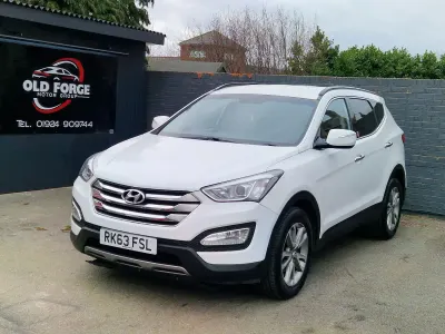 Used Hyundai Santa Fe Premium 2013 White SUV