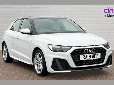 White Used 2019 Audi A1 S-Line Hatchback | £13,743 (Fair price)