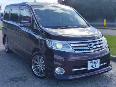 Used Nissan Serena 2009 Mauve/purple MPV