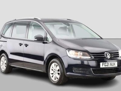 Black Used 2021 VW Sharan SE MPV | £17,200 (Fair price)