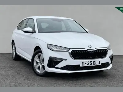 Used Skoda Scala SE 115 HP (84 kW) 2025 Moon white metallic Hatchback
