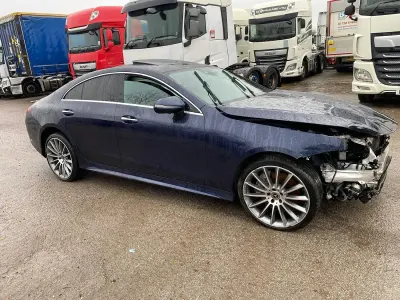 Used Mercedes CLS350 AMG Line Premium Plus 286 HP (210 kW) 2019 Blue Coupe