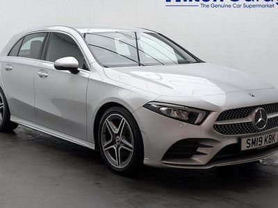 Used Mercedes A200 AMG line 163 HP (119 kW) 2019 Silver Hatchback