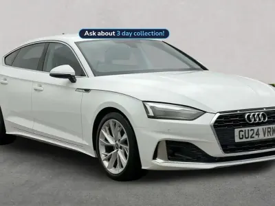 Used Audi A5 Sportback Sport 150 HP (110 kW) 2024 White Hatchback