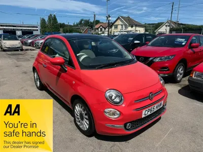 Used Fiat 500 Lounge 2016 Pink Hatchback