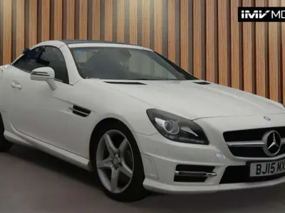 Used Mercedes SLK250 AMG 204 HP (150 kW) 2015 White Cabriolet