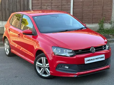 Used VW Polo R-line 105 HP (77 kW) 2013 Red Hatchback