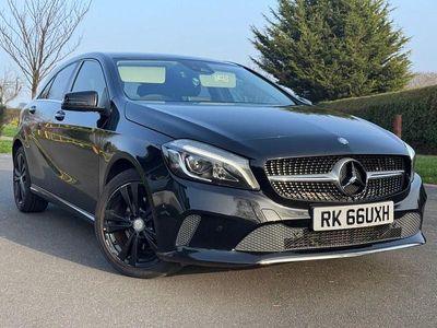 Used Mercedes A200 Premium 136 HP (100 kW) 2016 Black Hatchback