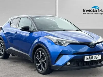 Used Toyota C-HR 122 HP (89 kW) 2018 Nebula blue metallic SUV