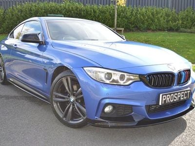 Estoril blue metallic Used 2015 BMW 420 M Sport Coupe | £11,200 (Fair price)