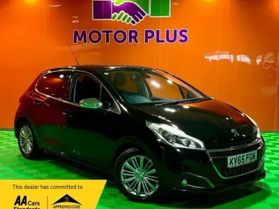 Used Peugeot 208 Allure 82 HP (60 kW) 2015 Black Hatchback