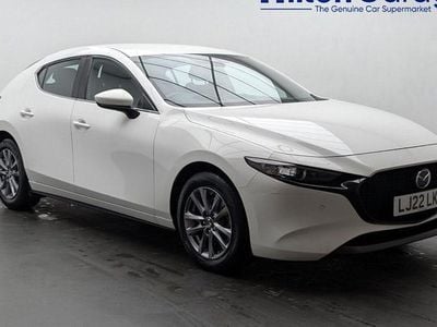 White Used 2022 Mazda 3 Hatchback | £14,650 (Fair price)