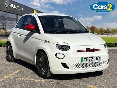 Used Fiat 500e Red 86 kW (118 HP) 2022 White Hatchback