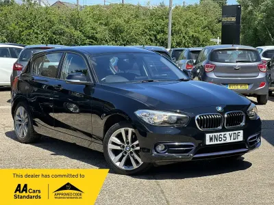 Used BMW 118 Sport Line 2015 Black Hatchback