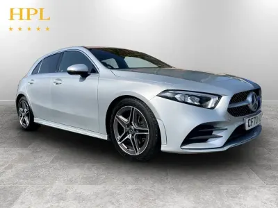 Used Mercedes A200 AMG line 163 HP (119 kW) 2021 Silver Hatchback