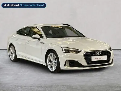 Used Audi A5 Sportback Sport 150 HP (110 kW) 2024 White Hatchback
