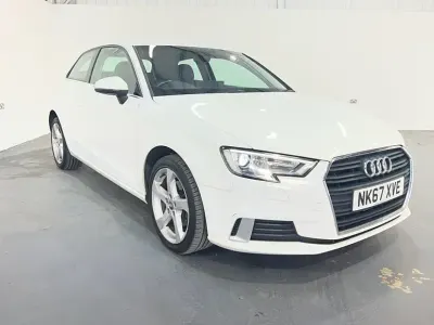 Used Audi A3 Sport 116 HP (85 kW) 2017 White Hatchback