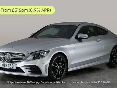 Silver Used 2019 Mercedes C300 AMG Line Premium Coupe | £18,927 (Good price)