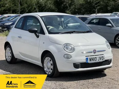 Used Fiat 500 Pop 69 HP (50 kW) 2010 White Hatchback